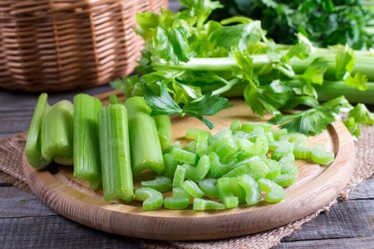 From celery, you can prepare a tool for the treatment of cervical osteochondrosis