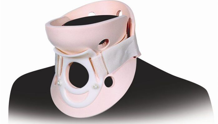 An orthosis that relieves the condition of osteochondrosis of the cervical spine