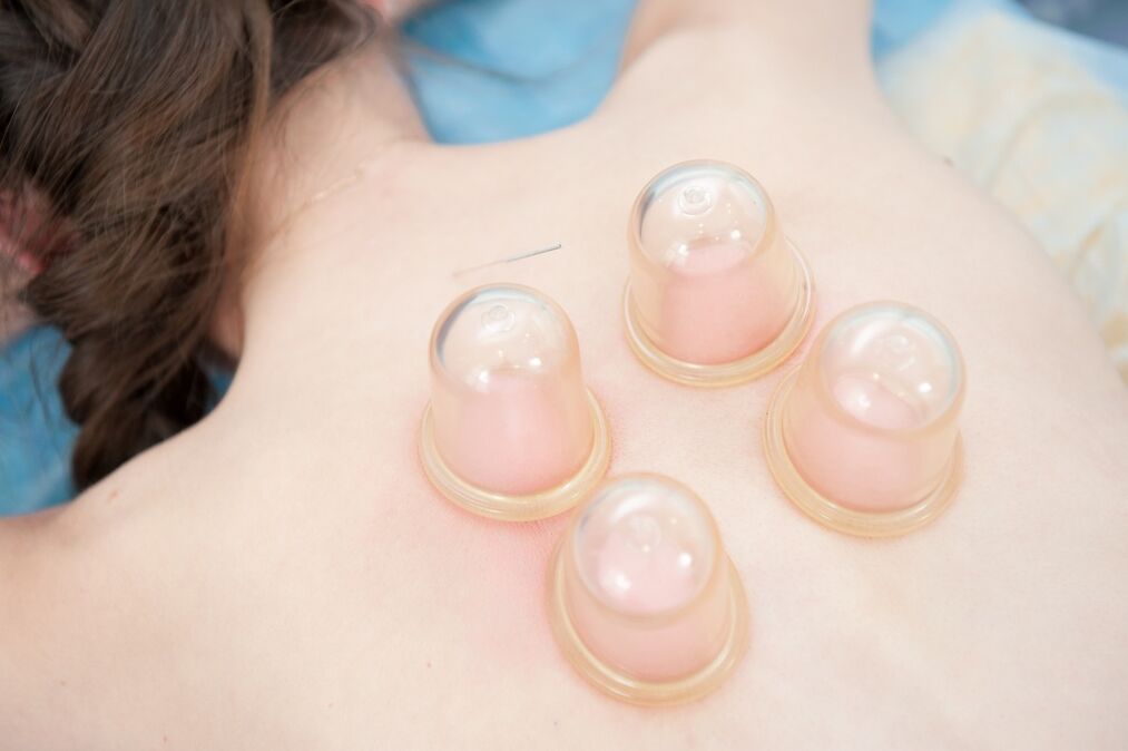 Treatment of osteocondrosis with vacuum massage