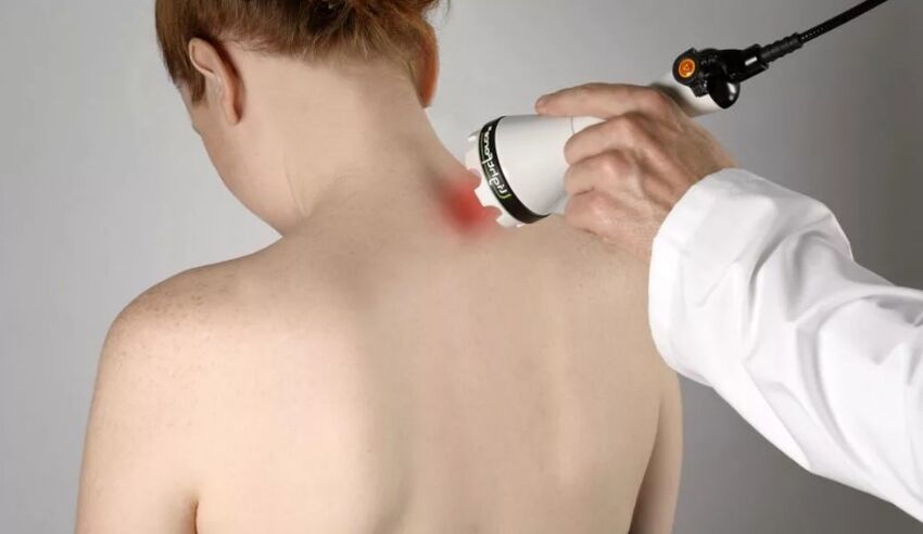 Physiotherapy method of cervical osteocondrosis treatment